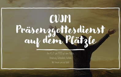 CVJM Gottesdienst auf dem Plätzle