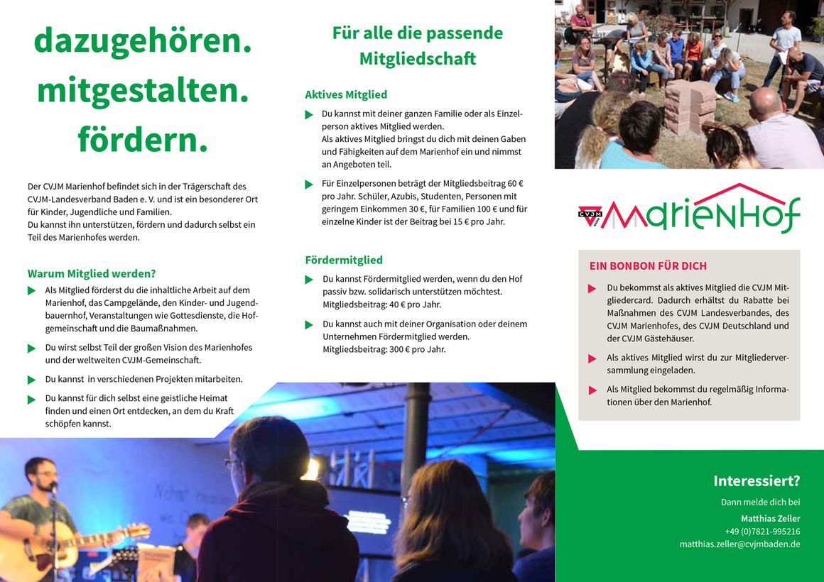 CVJM Mitgliedsschaft Marienhof