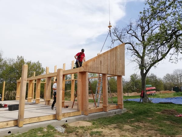 CVJM Marienhof 2019 Hirtenhütte Aufbau